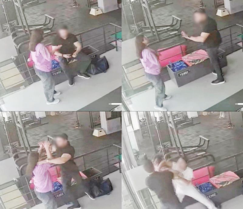 SPOR SALONUNDA KADIN İŞLETMECİYE SALDIRI