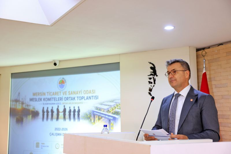 ÇAKIR: “MERSİN EKONOMİSİNİN DÖNÜŞÜM GÜCÜ MESLEK KOMİTELERİMİZDİR”