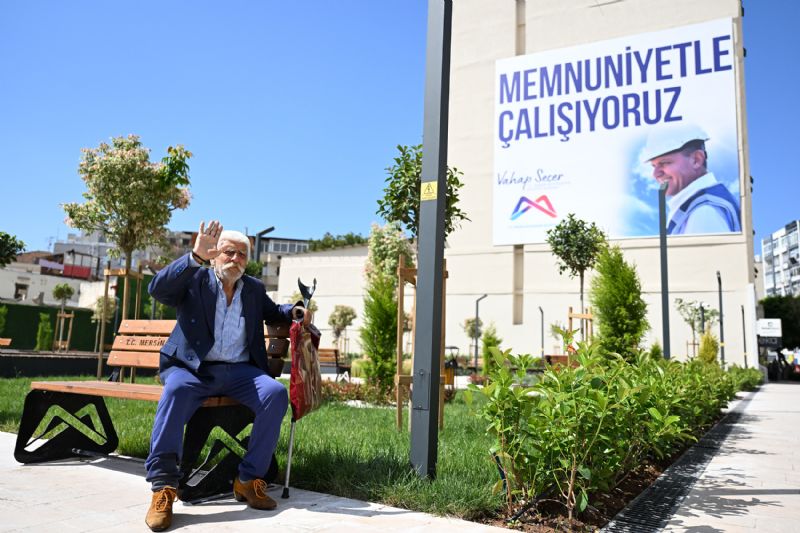 BÜYÜKŞEHİR’DEN KENT MERKEZİ’NDE YENİ BİR NEFES ALMA ALANI