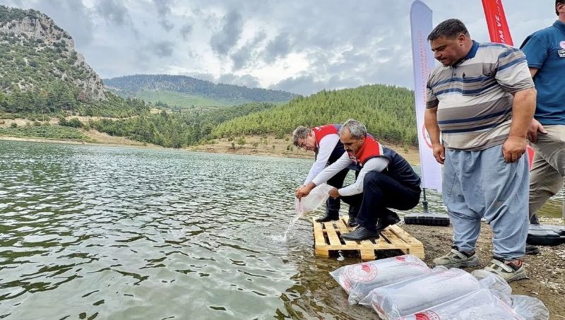 MERSİN’DE 17 GÖL VE GÖLETE 347 BİN YAVRU SAZAN BIRAKILDI