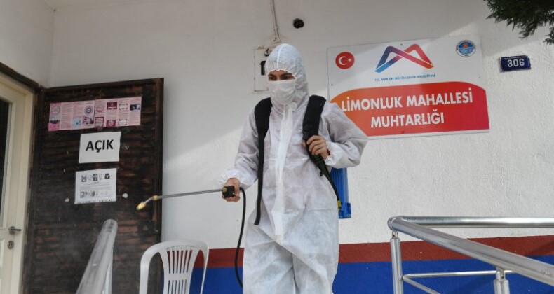 Yenişehir’de dezenfekte çalışmaları aralıksız sürüyor