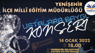 Yenişehir’de sağlık çalışanlarına ithafen konser