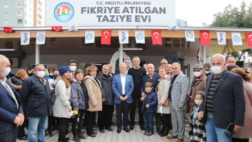 Mezitli’de Ali Bilgiç Parkı ve Fikriye Atılgan Taziye Evi açıldı