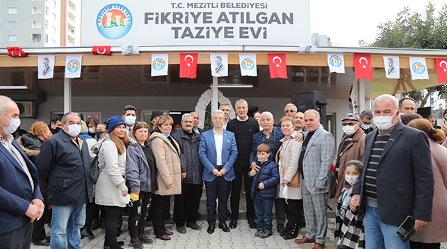 Mezitli’de Ali Bilgiç Parkı ve Fikriye Atılgan Taziye Evi açıldı