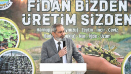 Üreticilere 40 bin adet yerli fide dağıtıldı