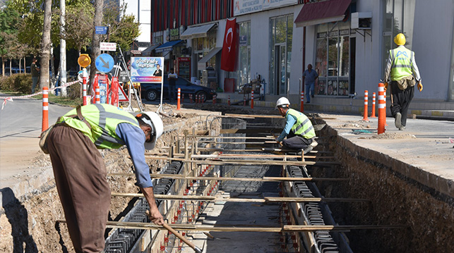 MESKİ’nin altyapı yatırımları devam ediyor