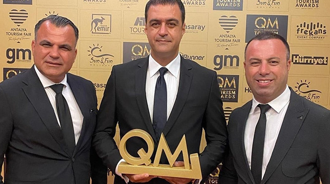 DİVAN MERSİN’E TÜRK TURİZMİNİN OSCAR’INDAN BÜYÜK ÖDÜL