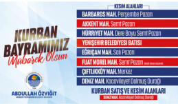 YENİŞEHİR’DE KURBAN KESİM YERLERİ BELİRLENDİ