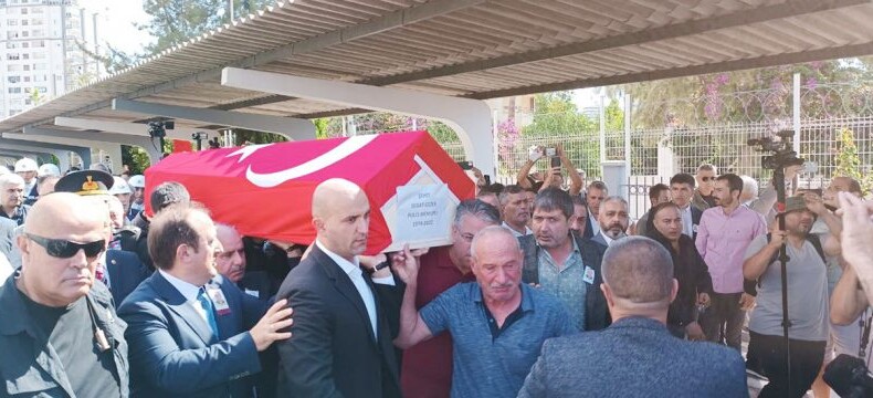 Mersin Emniyeti’nden  Şehit Gezer’e uğurlama