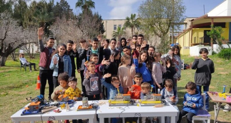 Konukevinde kalan çocuklar hem eğlendi hem öğrendi