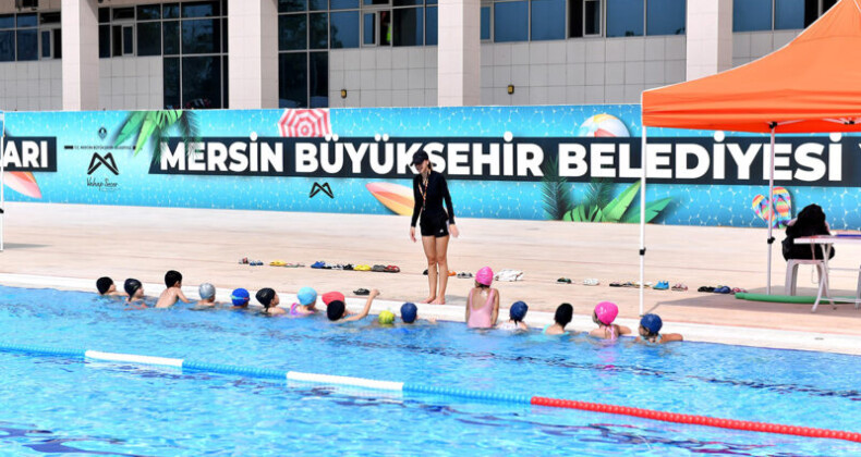 MERSİN BÜYÜKŞEHİR BELEDİYESİNİN YÜZME KURSU KAYITLARI BAŞLADI