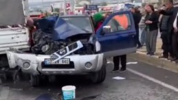 Erdemli’de zincirleme trafik kazası: 2 yaralı