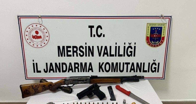 Mersin’de silah kaçakçılığı operasyonu: 4 tutuklama