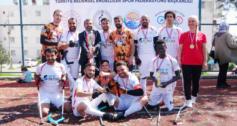 Mersin takımı Ampute Futbol Ligi’nde şampiyon olarak Süper Lig’e çıktı