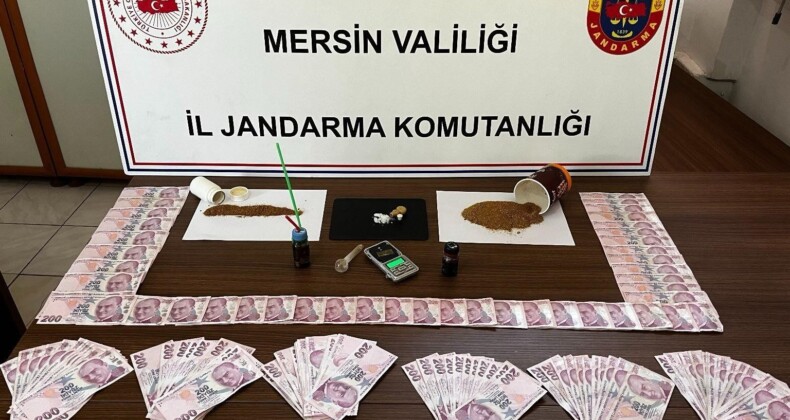 Mersin’de uyuşturucu operasyonu: 4 gözaltı