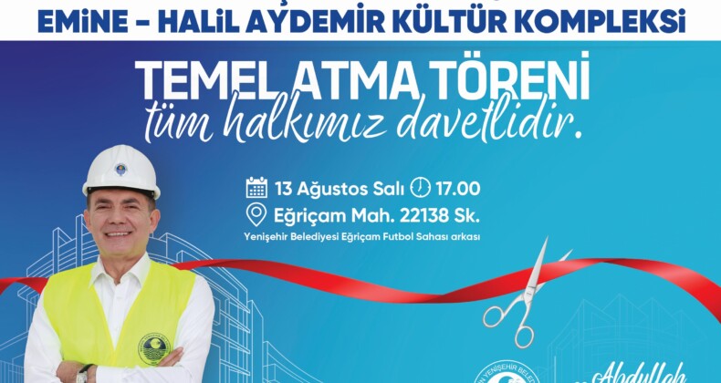 Yenişehir Belediyesi, ilçeye yeni kültür kompleksi kazandıracak