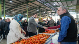 Başkan Boltaç, Kırklarsırtı Pazar Yeri’ni Ziyaret Etti