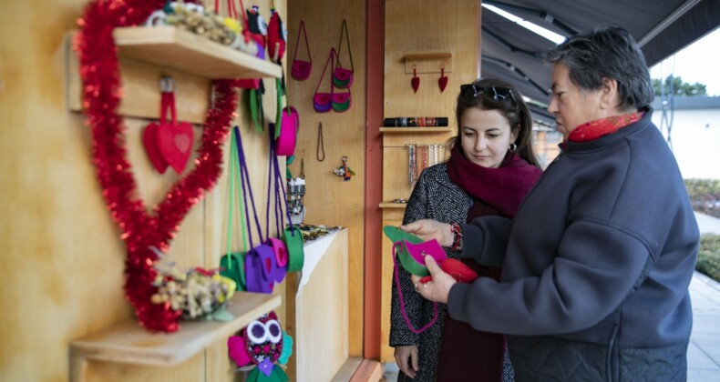 Kadın Üreticilerin El Emeği Ürünleri Sevgililer Günü’nde Sergilendi